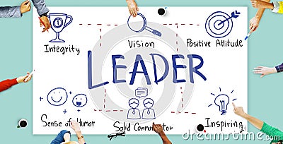 Leader Authority Boss Coach Director Manager Concept Stock Photo