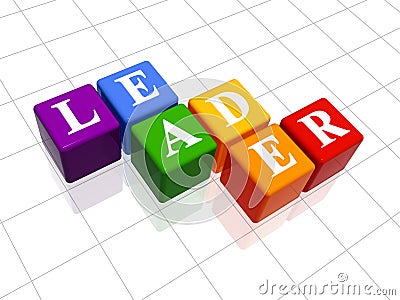 Leader in colour Stock Photo