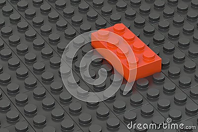 Leader concept from building blocks Stock Photo