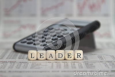 LEADER Stock Photo