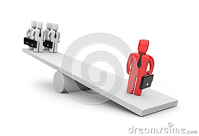 Leadership concept. Business metaphor Stock Photo