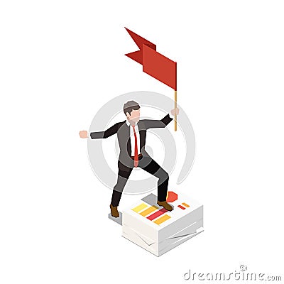 Leadership Isometric Icon Vector Illustration