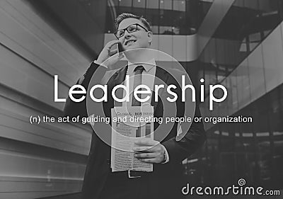 Leadership Lead Guiding Support Integrity Concept Stock Photo