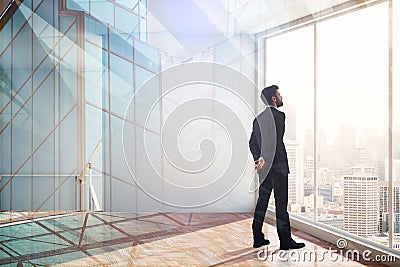 Leadership, success, research and future concept Stock Photo