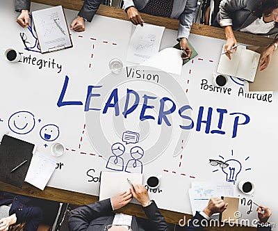 Leadership Success Skills Drawing Graphic Concept Stock Photo