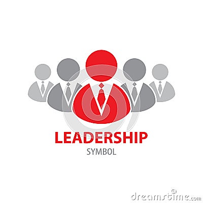 Leadership symbol icon Vector Illustration