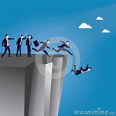 Leadership Wrong Direction Concept Vector Illustration