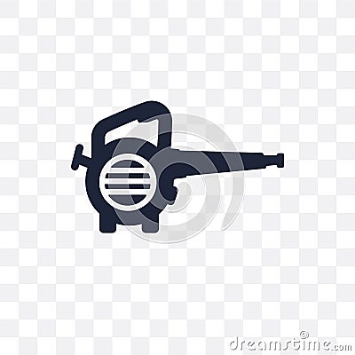 leaf blower transparent icon. leaf blower symbol design from Electronic devices collection. Simple element vector illustration. C Vector Illustration