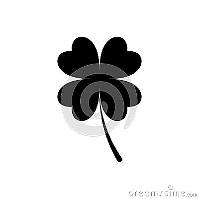 Leaf clover sign icon.saint patrick symbol.design Vector Illustration