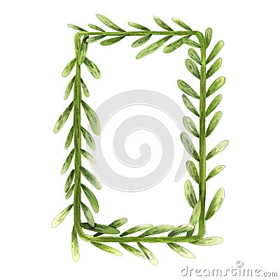 Leaf frame Cartoon Illustration