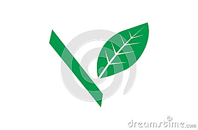 Leaf Logo vector design Vector Illustration