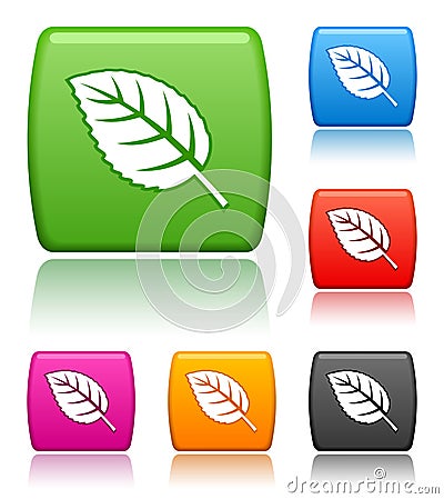 Leaf icons Vector Illustration