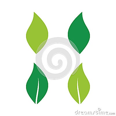 Leaf Logo Vector. Leaf icon Stock Photo