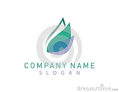 Leaf logo Stock Photo