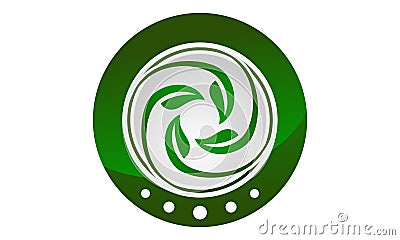 Leaf Motion Vector Illustration