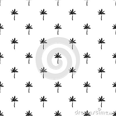 Leaf pattern, simple style Vector Illustration