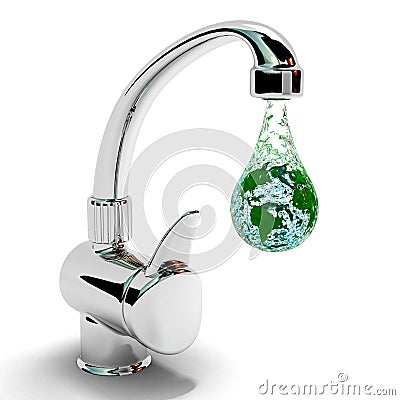 Leaking Tap Royalty-Free Stock Photography | CartoonDealer.com #11153255