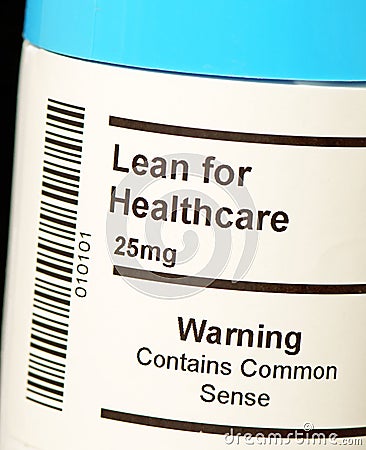 Lean for Healthcare Stock Photo