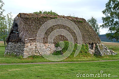 Leanach Cottage - Culloden, Scotland #3 Stock Photo