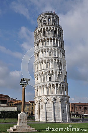 Leaning Tower of Pisa Stock Photo