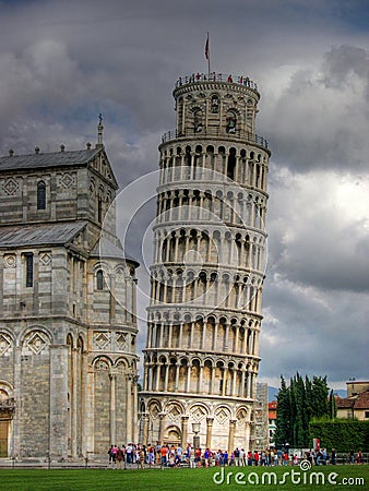 Leaning tower of Pisa Stock Photo