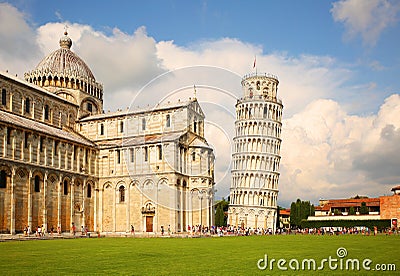 Leaning tower of Pisa Stock Photo