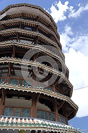 Leaning Tower of Teluk Intan Stock Photo