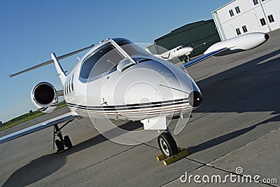 Lear Jet Stock Photo