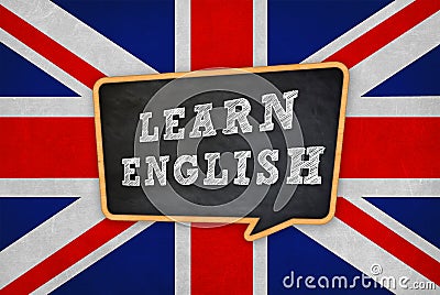 Learn the English language Stock Photo