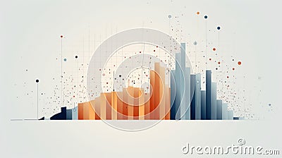 Creating Photorealistic Line Graphs: Tools And Tips Stock Photo