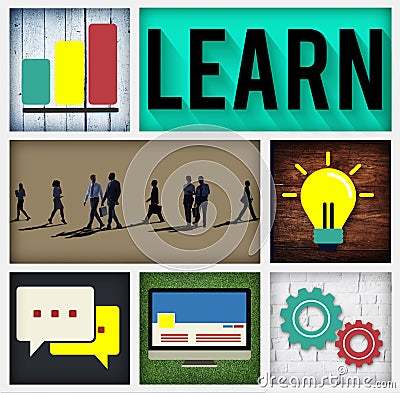 Learn Learning Education Studying Knowledge Concept Stock Photo