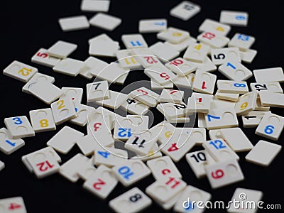 Learn to educate to teach numbers game practice colors Stock Photo
