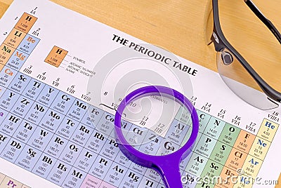 Learning Chemistry Stock Photo