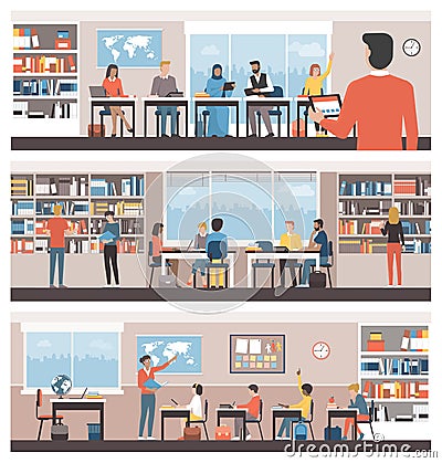 Learning and education Vector Illustration