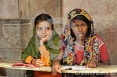 Learning the Koran Editorial Stock Photo