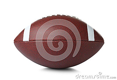 Leather American football bal Stock Photo
