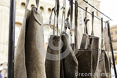 Leather apron Stock Photo