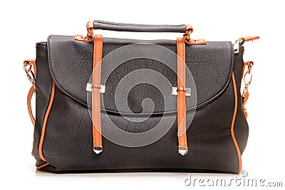 Leather bag Stock Photo