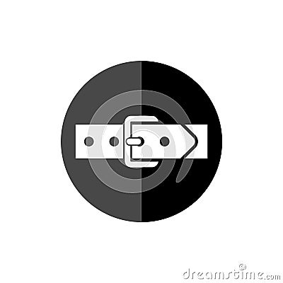 Leather Belts icon Vector Illustration