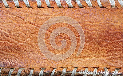 Leather brown background. Stock Photo