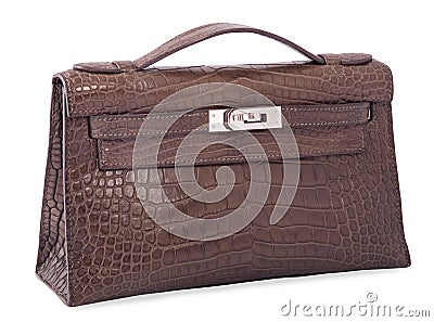 Leather business case Stock Photo