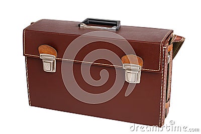 Leather case Stock Photo
