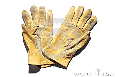Leather gloves Stock Photo