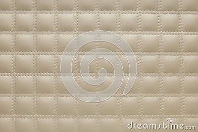 Leather grid beige rhombus texture background for decor Stock Photo