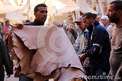 Leather Market Fez Morocco Editorial Stock Photo