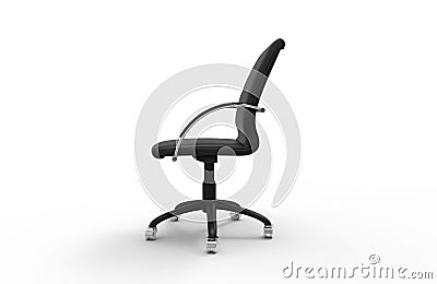 Leather Office Chair Stock Photo