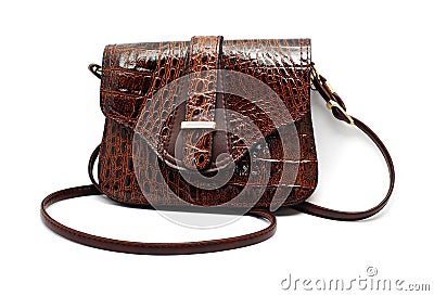 Leather purse Stock Photo