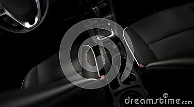 Leather Seats Stock Photo