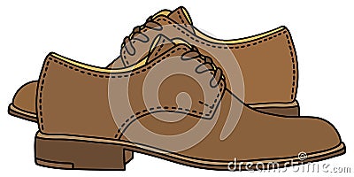 Leather shoes Vector Illustration