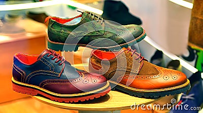 Leather shoes for men Stock Photo